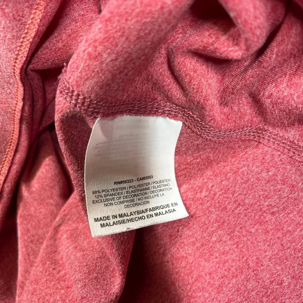 Nike‎ Element Dri-FIT Womens Size M Pink Heather Half Zip Running Top 321646-615